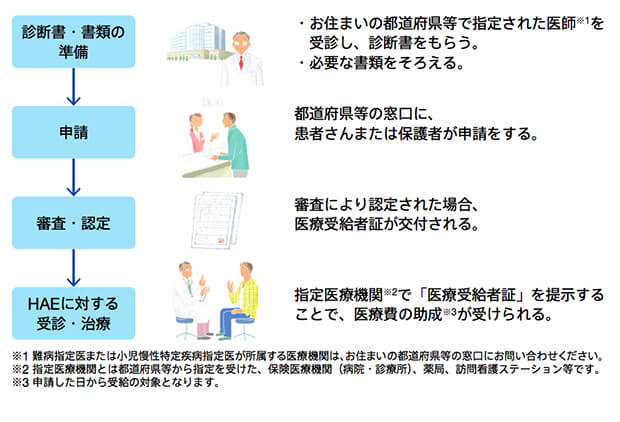 図2 申請して認定されるまでの主な流れ